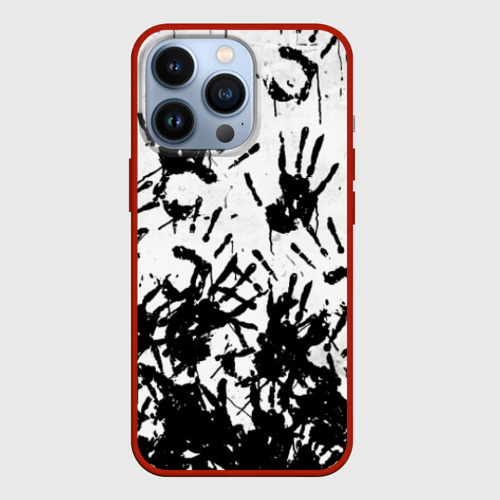 Чехол для iPhone 13 Pro с принтом Отпечатки - Death Stranding, вид спереди #2