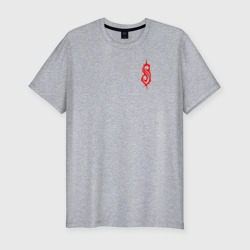 Мужская футболка хлопок Slim Slipknot