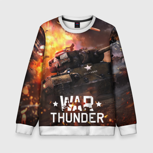 Детский Свитшот War thunder explosion (3D)