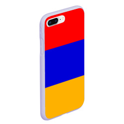 Чехол для iPhone 7Plus/8 Plus матовый Армения. Флаг - фото 2