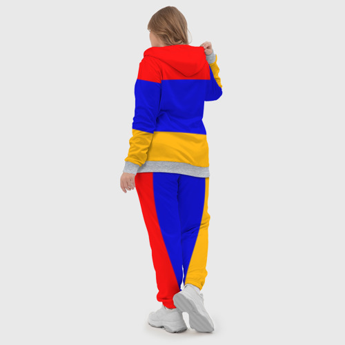 Женский костюм 3D Армения. Флаг, цвет меланж - фото 6