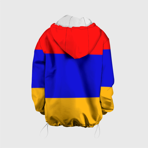 Детская куртка 3D Армения. Флаг, цвет белый - фото 2
