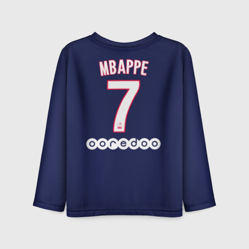 Детский лонгслив 3D Mbappe Home 19-20, цвет 3D печать - фото 2