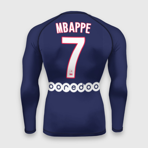 Мужской рашгард 3D Mbappe Home 19-20, цвет 3D печать - фото 2