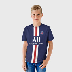 Детская футболка 3D Mbappe Home 19-20 - фото 2