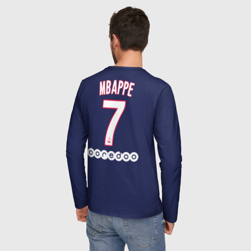 Мужской лонгслив 3D Mbappe Home 19-20 - фото 4