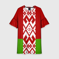 Детское платье 3D Беларусь флаг