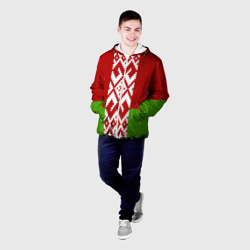 Мужская куртка 3D Беларусь флаг - фото 2