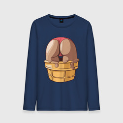 Мужской лонгслив хлопок Ice cream butt