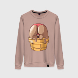 Женский свитшот хлопок Ice cream butt