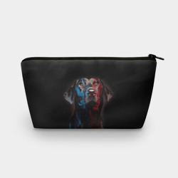 Косметичка 3D Чёрный лабрадор