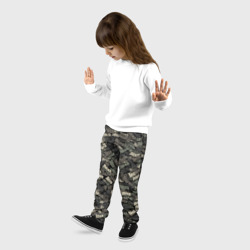 Детские брюки 3D Именной камуфляж. Лёха - фото 2