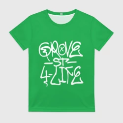 Женская футболка 3D Грув стрит