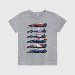 Детская футболка хлопок F1 Болиды 2