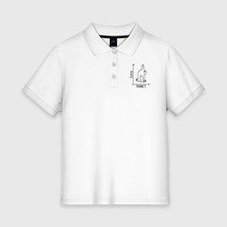 Женское поло хлопок Утка. Кролик