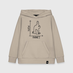 Детская толстовка хлопок Утка. Кролик