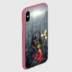 Чехол для iPhone XS Max матовый Death Stranding на спине - фото 2