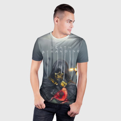 Мужская футболка 3D Slim Death Stranding на спине - фото 2