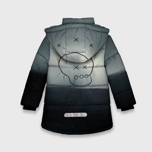Зимняя куртка для девочек 3D DS, цвет светло-серый - фото 2