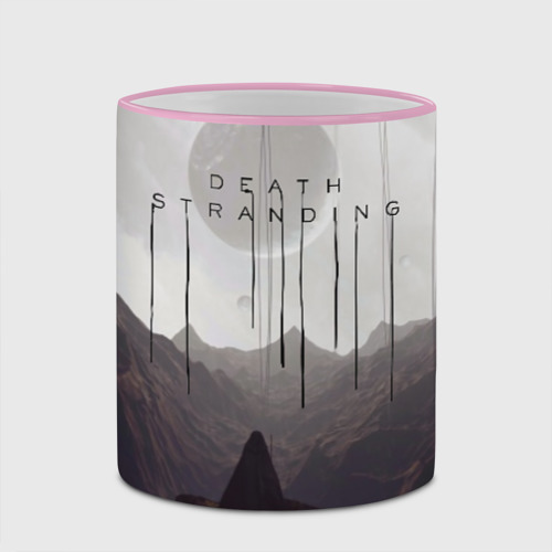 Кружка с полной запечаткой Death Stranding, цвет Кант розовый - фото 4
