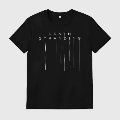 Мужская футболка хлопок Death Stranding на спине