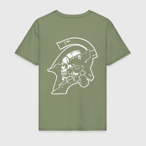Мужская футболка хлопок Death, цвет авокадо - фото 2