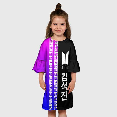 Детское платье 3D BTS (Jim), цвет 3D печать - фото 4