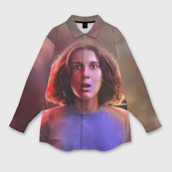 Мужская рубашка oversize 3D Stranger things