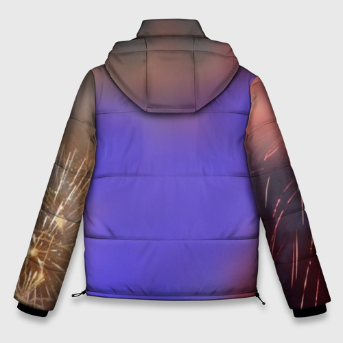Мужская зимняя куртка 3D с принтом Stranger things, вид сзади #1