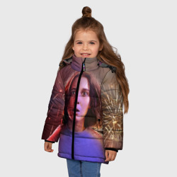 Зимняя куртка для девочек 3D Stranger things - фото 2