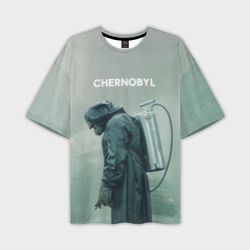 Мужская футболка oversize 3D Чернобыль