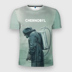 Мужская футболка 3D Slim Чернобыль