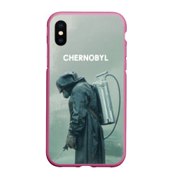 Чехол для iPhone XS Max матовый Чернобыль
