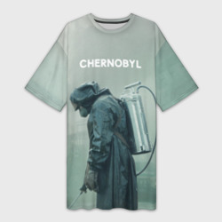 Платье-футболка 3D Чернобыль