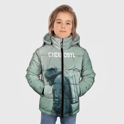 Зимняя куртка для мальчиков 3D Чернобыль, цвет черный - фото 3
