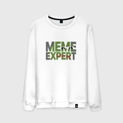 Мужской свитшот хлопок Meme expert