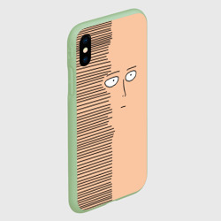Чехол для iPhone XS Max матовый Сайтама - фото 2