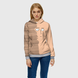 Женская толстовка 3D Сайтама - фото 2