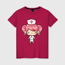 Женская футболка хлопок Маленькая медсестра