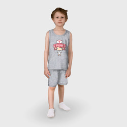 Детская пижама с шортами хлопок Маленькая медсестра - фото 2
