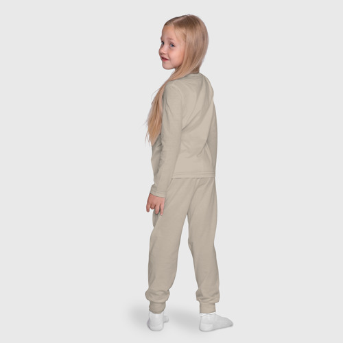 Детская пижама с лонгсливом хлопок Маленькая медсестра, цвет миндальный - фото 8
