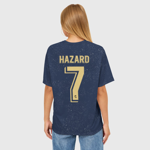 Женская футболка oversize 3D Hazard third 19-20, цвет 3D печать - фото 4