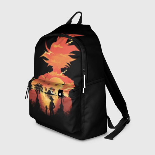 Рюкзак с принтом Dragon Ball Illusion, вид спереди №1