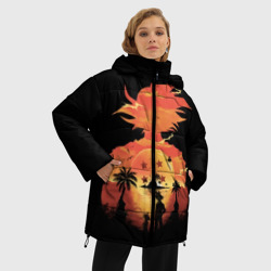 Женская зимняя куртка Oversize Dragon Ball Illusion - фото 2