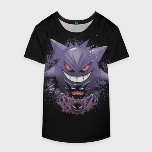 Накидка на куртку 3D Pokemon Gengar Rubber, цвет 3D печать - фото 4