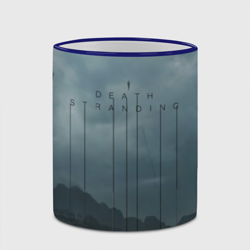 Кружка с полной запечаткой Death Stranding DS, цвет Кант синий - фото 4