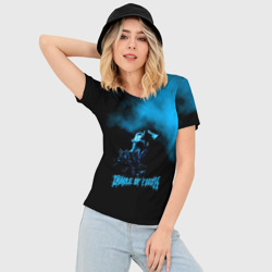 Женская футболка 3D Slim Cradle of Filth - фото 2