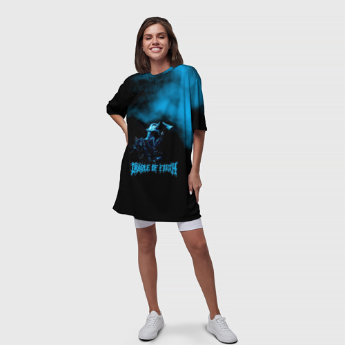Платье-футболка 3D Cradle of Filth, цвет 3D печать - фото 5