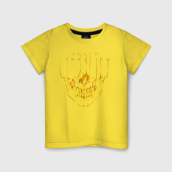 Детская футболка хлопок Death Stranding DS золотой череп