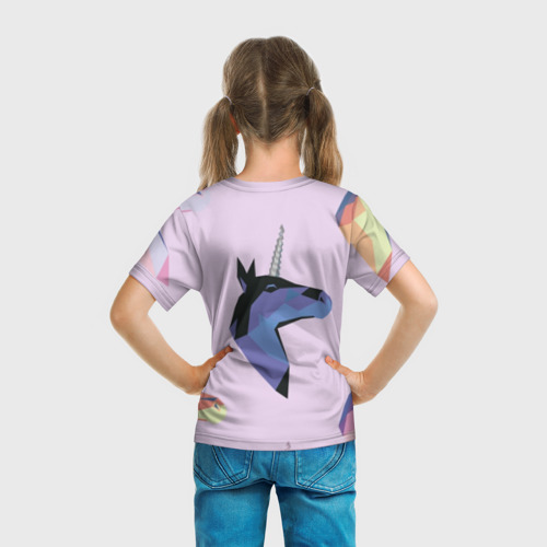 Детская футболка 3D Единорог, цвет 3D печать - фото 6